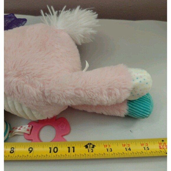 Make Believe Ideas Pink Unicorn Sensory Plush Baby Toddler Stuffed Animal Toy - Picture 9 of 9